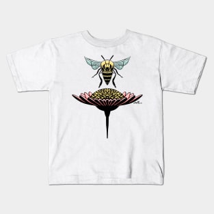 Pollinating Bee Kids T-Shirt